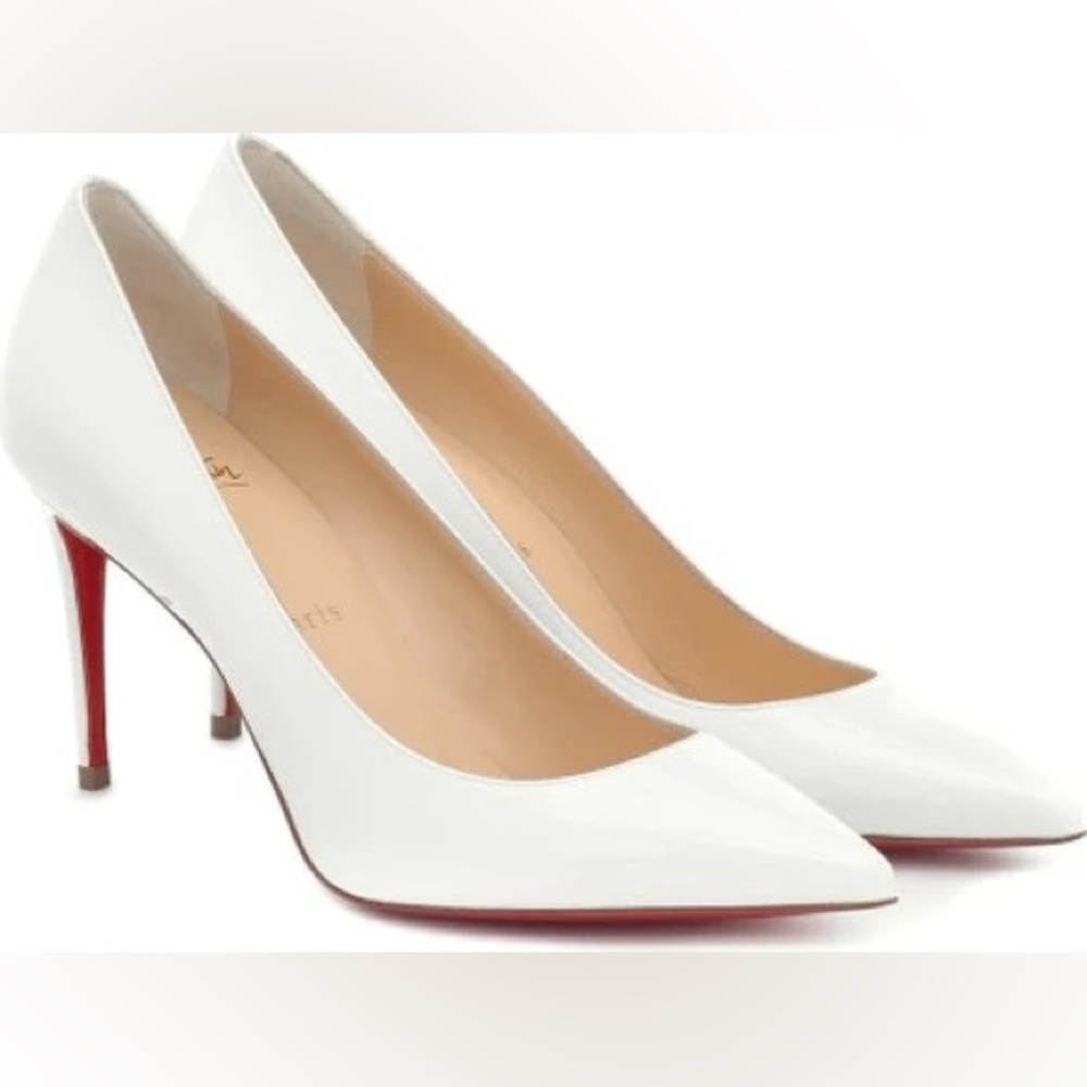 Christian Loubotin HEELS classic white Shoes